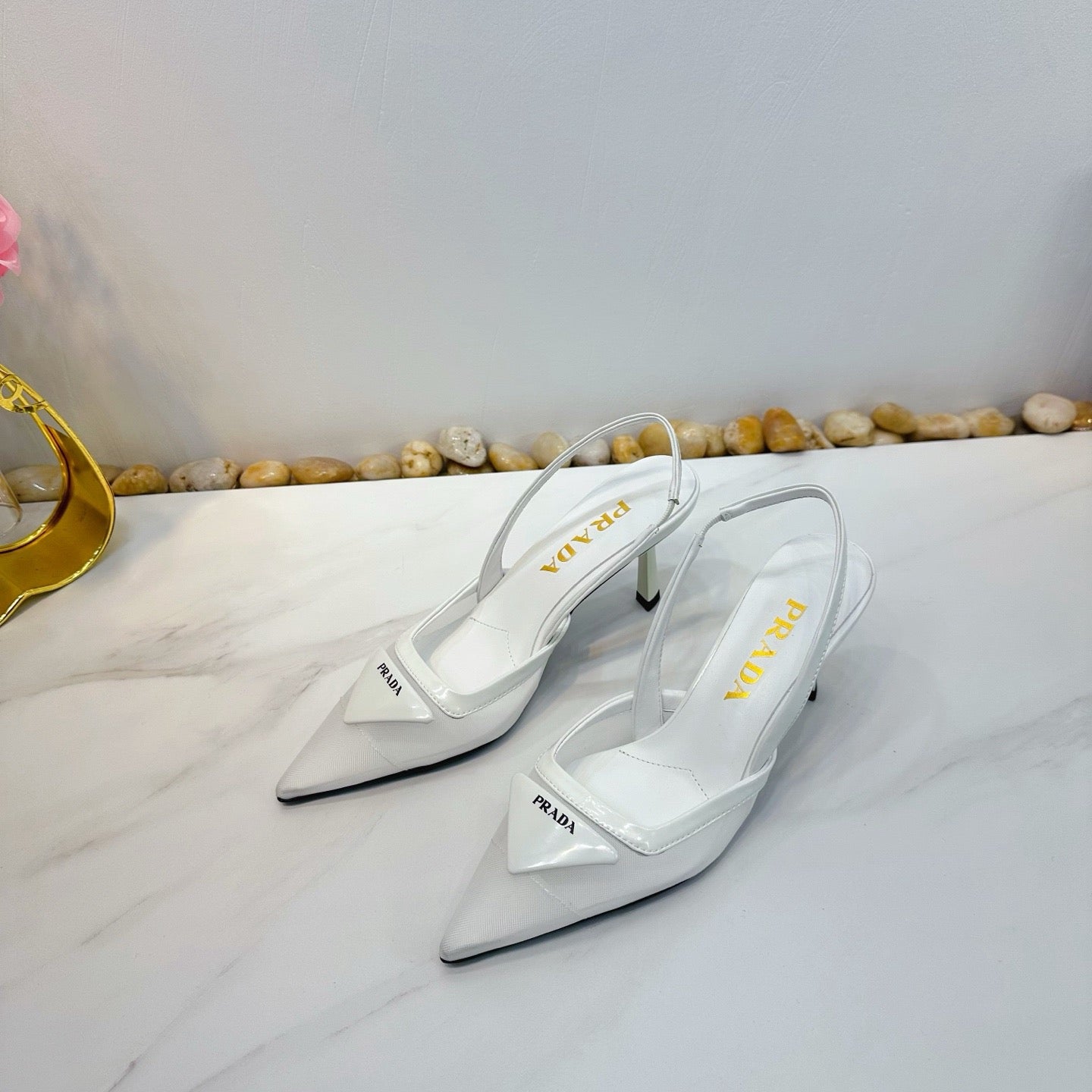 PRD fashion pointed mesh high heels 0725090813