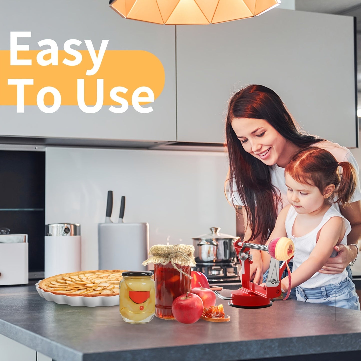 Apple Slicing & Coring 3-in-1 Heavy Duty Peeler