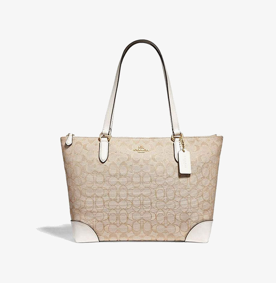 Signature PVC Zip Tote