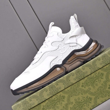G21 White Color Block Cushion Sole Sneakers