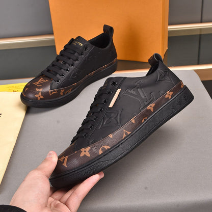 Leisure Pattern Two Tone Trendy Low-top Shoes