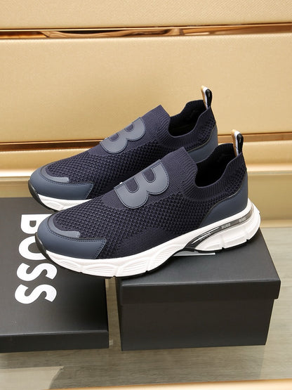 BS fashion printed rubber sole sneakers 0724072304