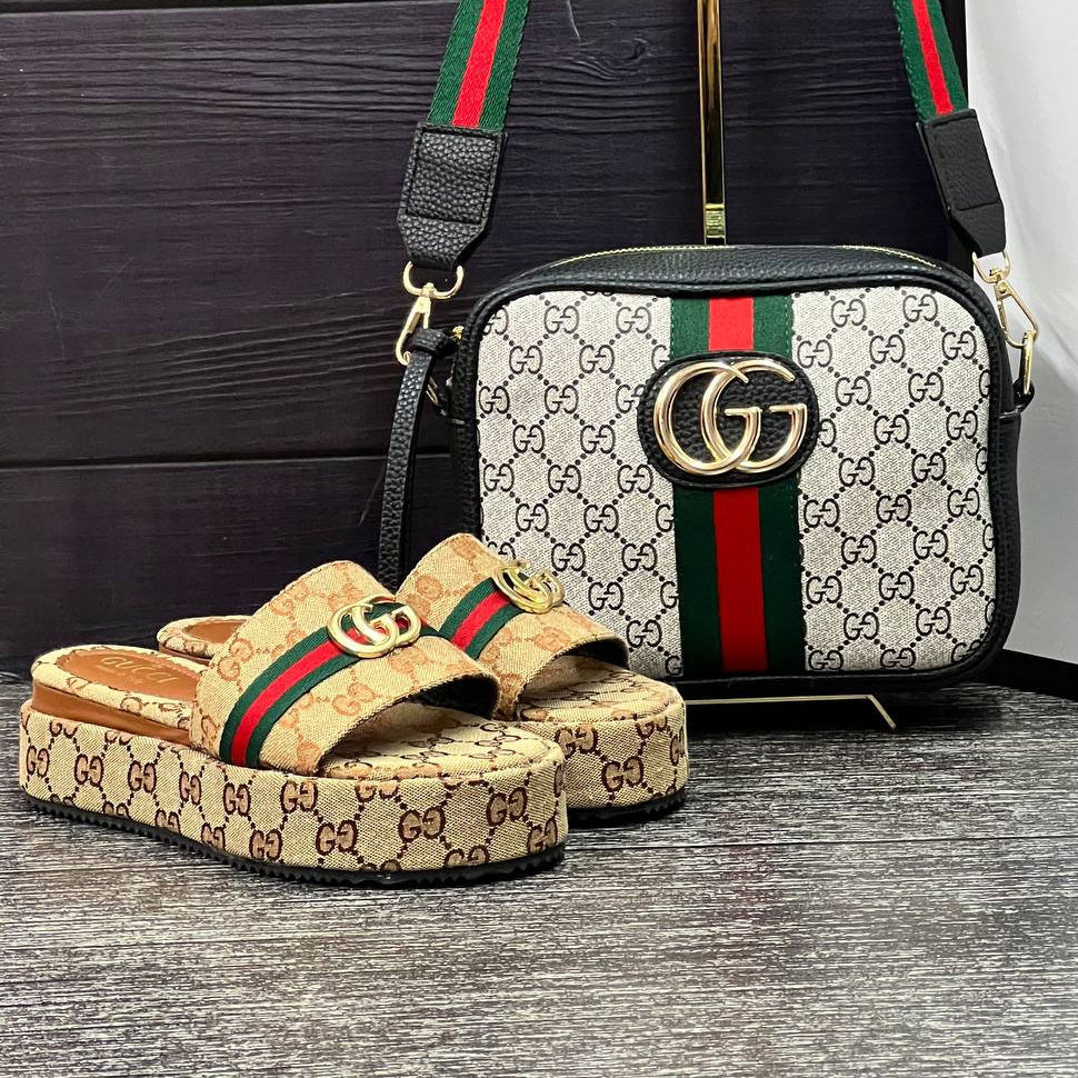 G fashion printed thick-soled best-selling slippers 0724051701