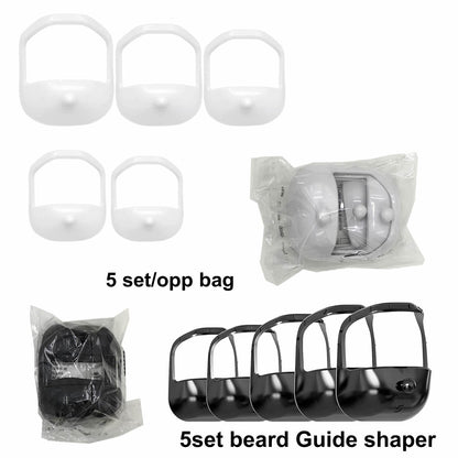 Beard Styling Stencils 5 Piece Beard and Moustache Guides