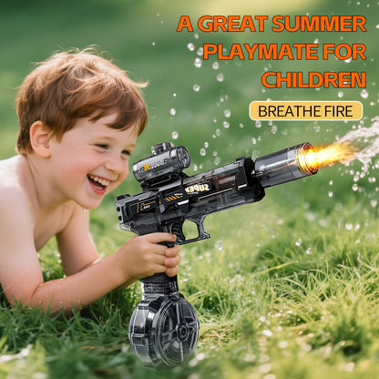 Electric Water Gun, Automatic Water Spray Gun, Water Toy Gun, Rechargeable Water Gun, Kids Water Gun, Adult Water Gun, USB Charging Water Gun, Beach Battle Toy, Pistol Toy, Beach Toy