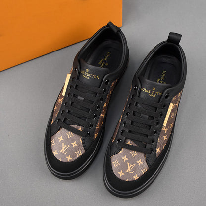 New V Logo Handmade men's sneakersXC052024031401