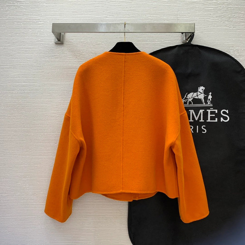 H Fashion Women's Cashmere Short Jacket 0724022303