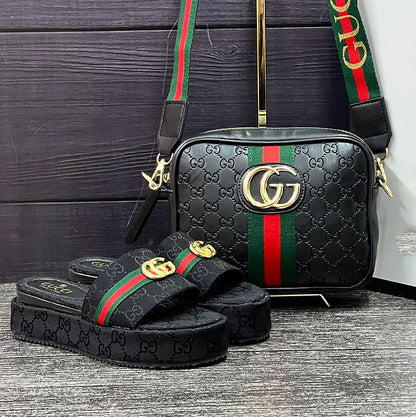 G fashion printed thick-soled best-selling slippers 0724051701