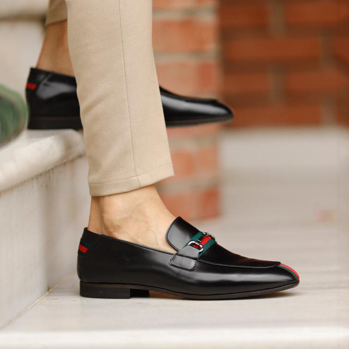 Men's Classic Dress Shoes Black Penny Loafer 02062901