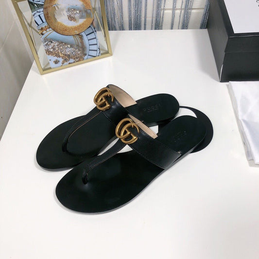 Black Ladies Non-Slip Casual Trend Flip Flop Sandals