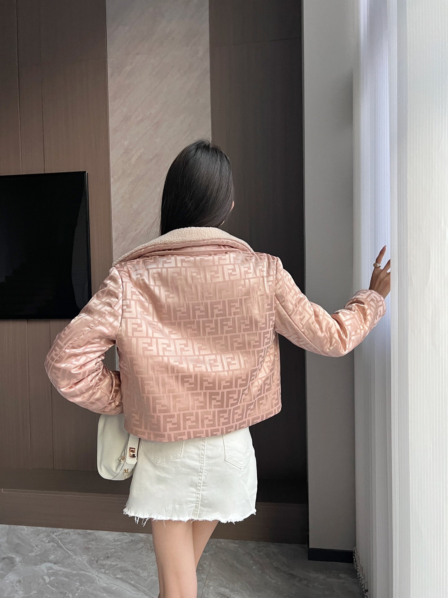 FD Fashion Cotton Stand Collar Jacket 0725030612