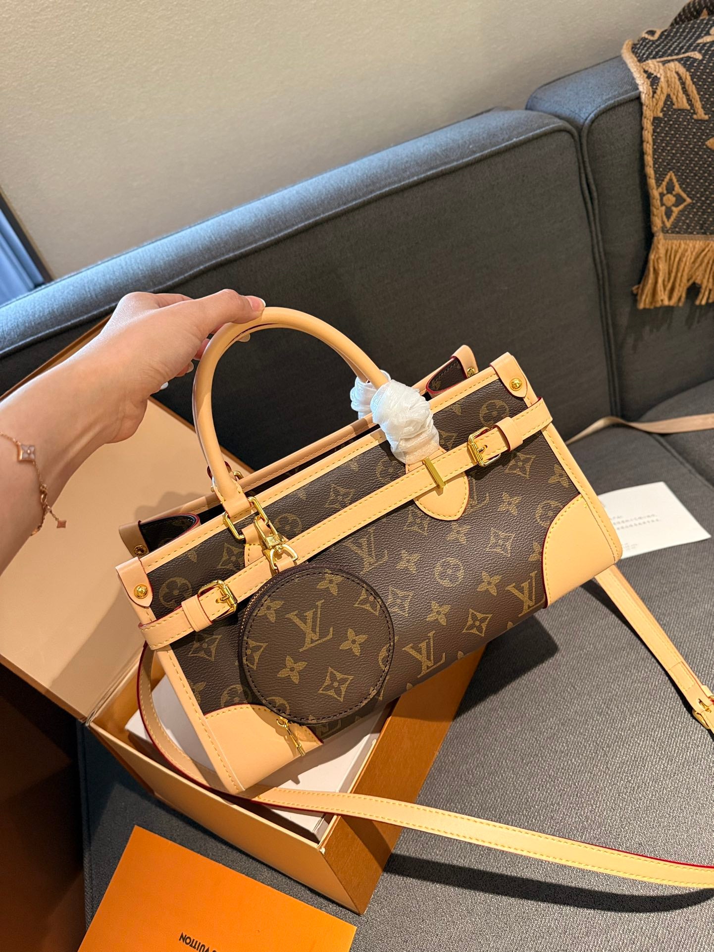 LVV Printed Fashion Umbrella Bag 0724112807