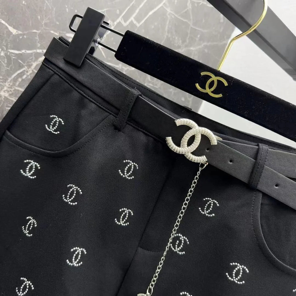 New Entry Light Luxury Spice Girl Full Hot Diamond Skirt 1024040130