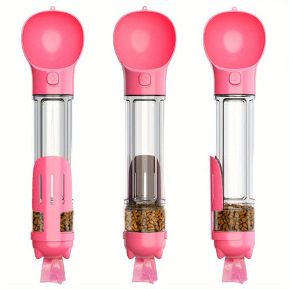 Water Bottle Feeder Bowl Garbage Bag Storage Portable