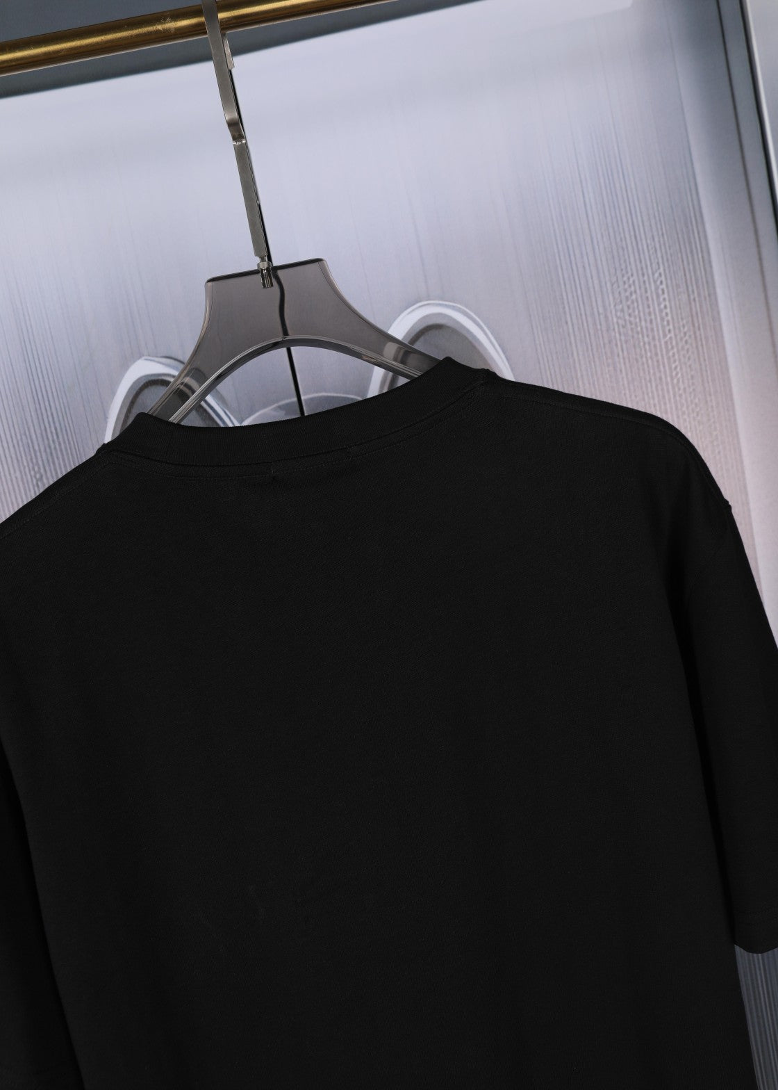 V heavy double yarn 280g printed short sleeves 0724031306