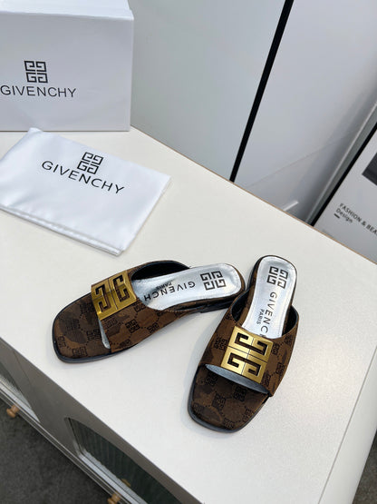 GCY open toe flat slippers 0725031802