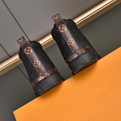 Leisure Pattern Two Tone Trendy High-top Shoes