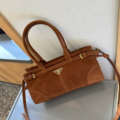 Prd waxed leather crossbody bag 0724082904