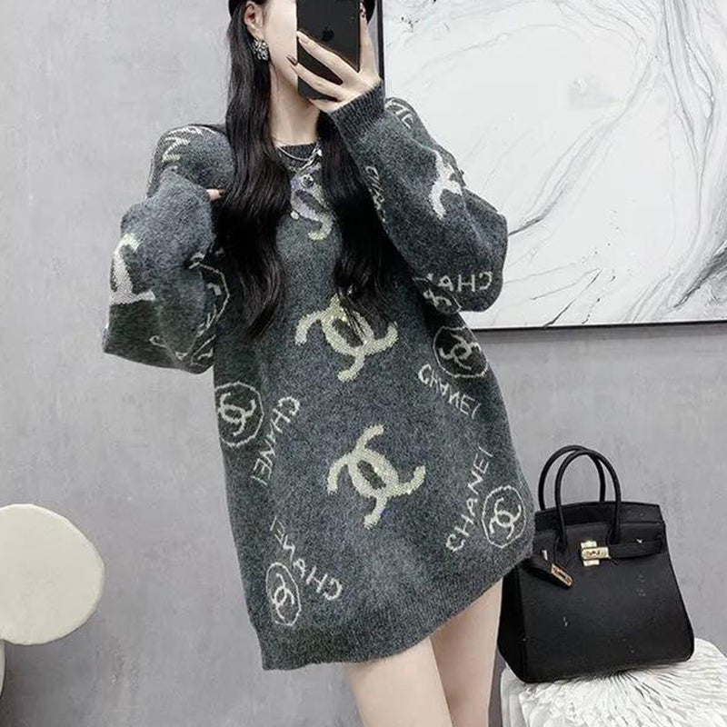 Autumn and winter long sleeved knit shirt PD1023101613