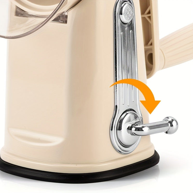 Hand-held Rotary Cheese Grinder｜Vegetable Chopper, Non-Electric Tool