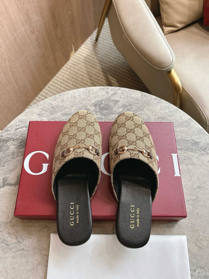 GG horse bit buckle slippers 0725101406
