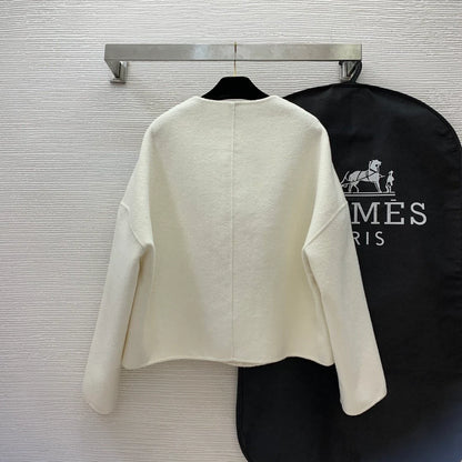 H Fashion Women's Cashmere Short Jacket 0724022303