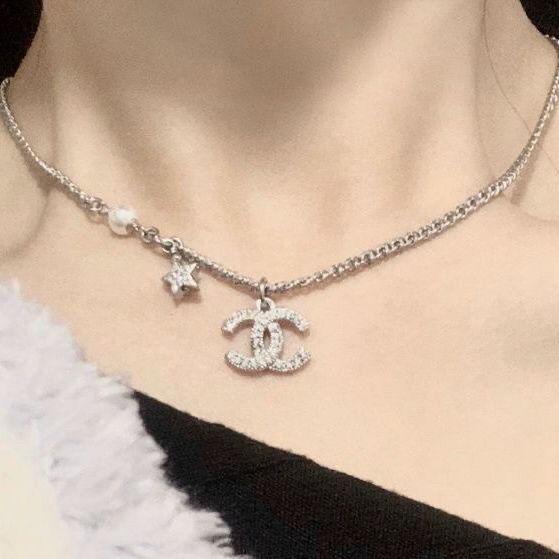 Star Necklace Pearl Clavicle Chain 0823112707