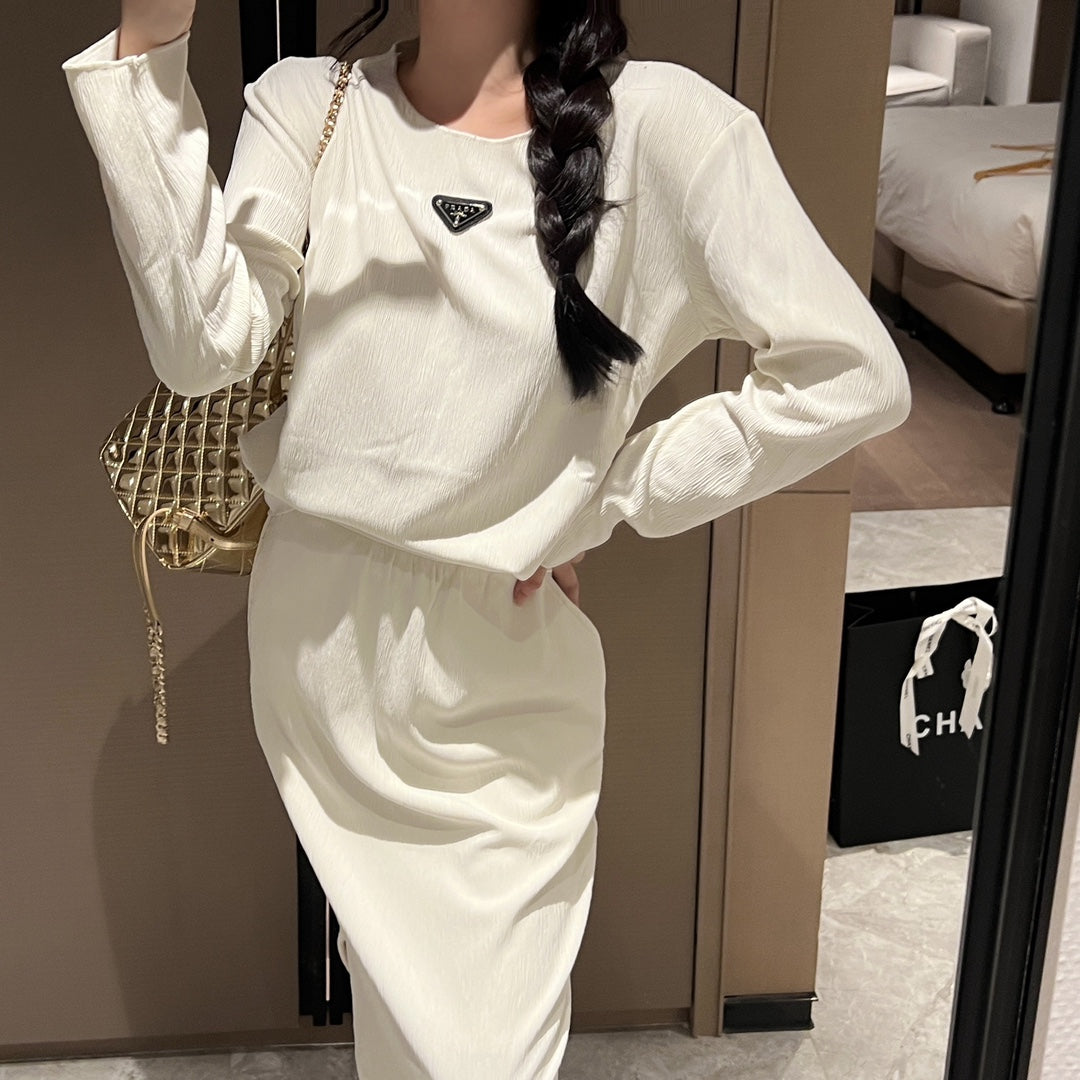 PRD Classic Long Sleeve Maxi Dress Set 0724101106