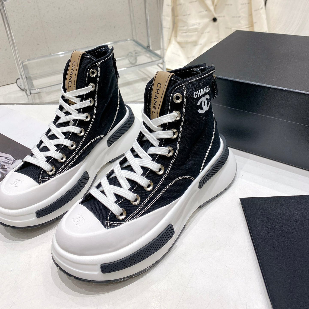 High top vintage classic women's casual shoes