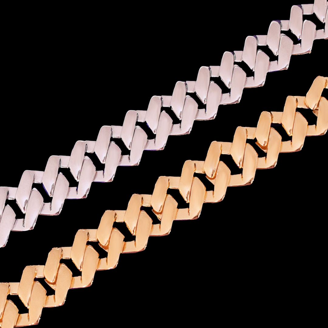 14MM Overflow VVS Iced Out Diamond Necklace Chain