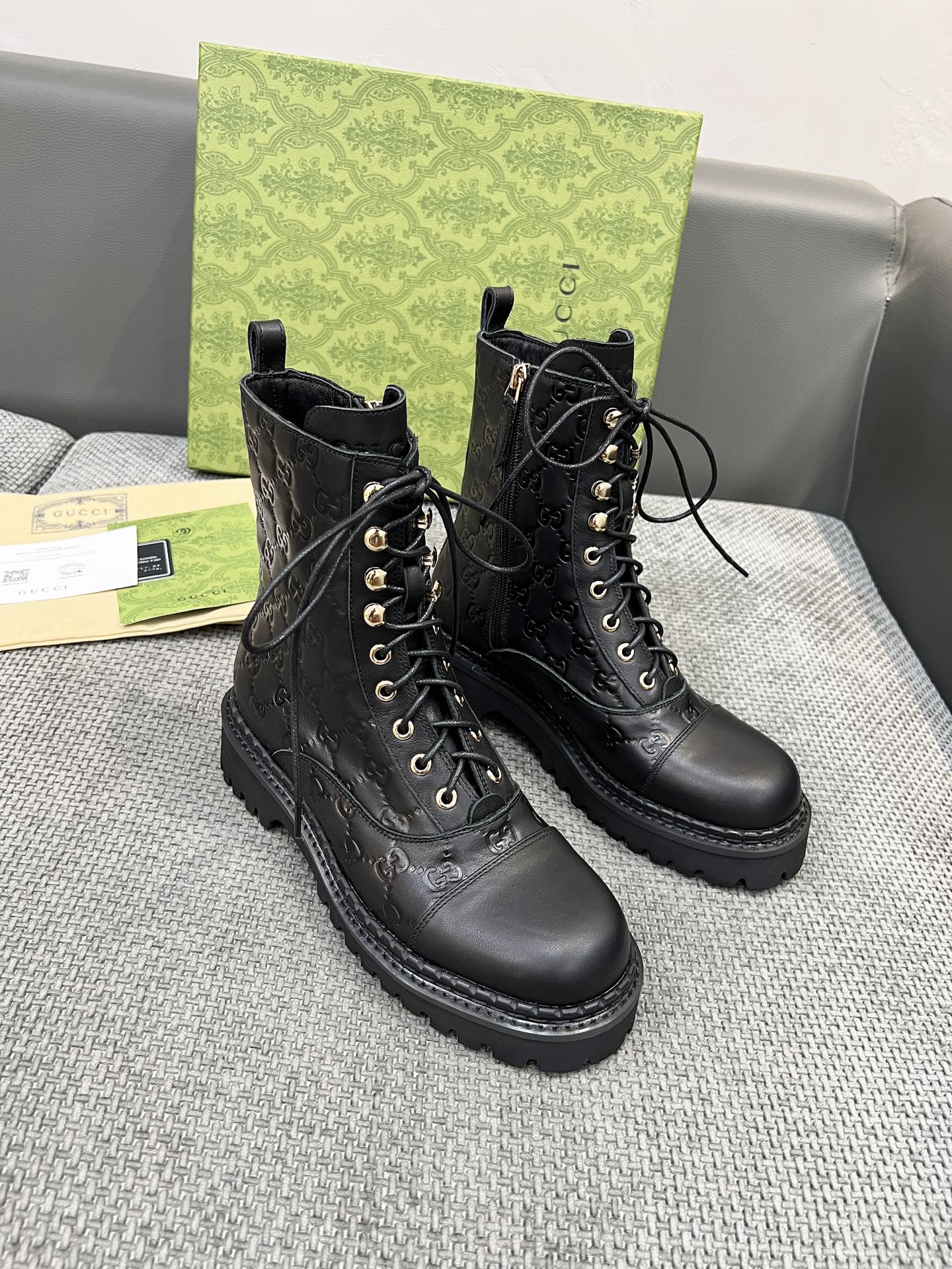 GG's new fashionable leather boots 0725090802