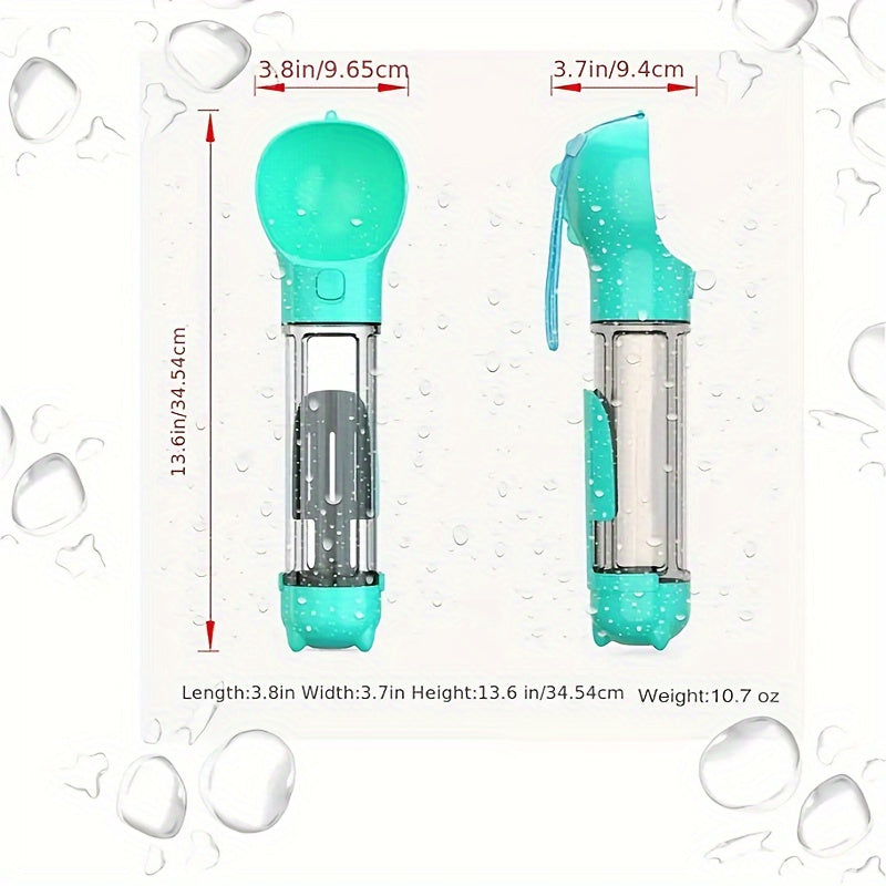 Water Bottle Feeder Bowl Garbage Bag Storage Portable