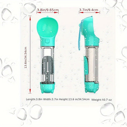 Water Bottle Feeder Bowl Garbage Bag Storage Portable