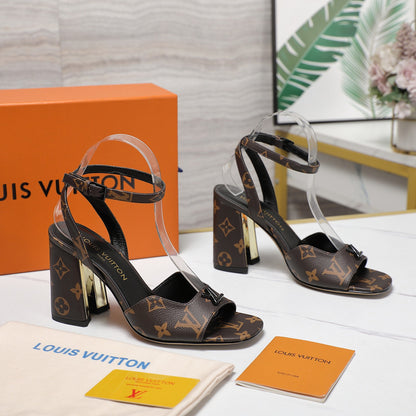 Lvv 25ss new high-heeled sandals 0725102305