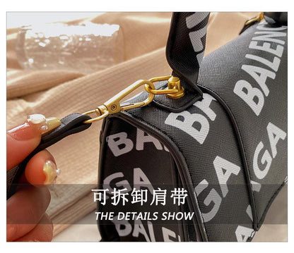 High-grade Texture Letter Hourglass Bag Single-shoulder Portable Crossbody Fashion Bag 1024041102