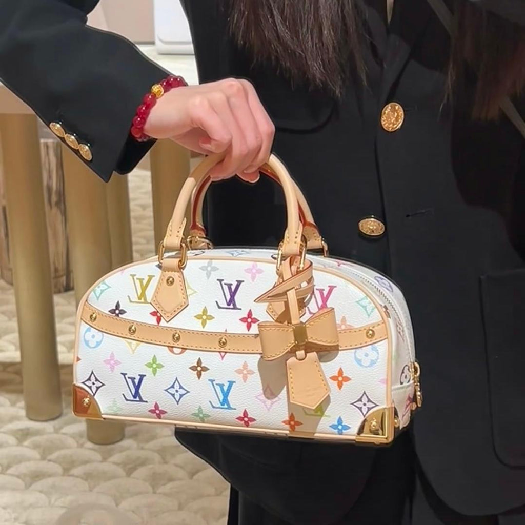 Lvv fashion 3 color bowling handbag 0725031907