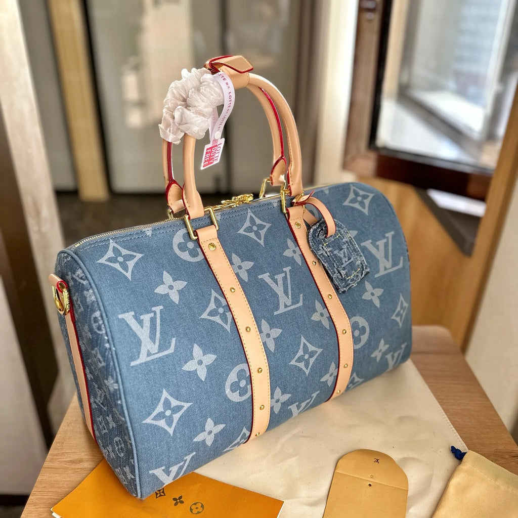 New Blue Handmade 40cm Fashion Travel BagsXC05202413001