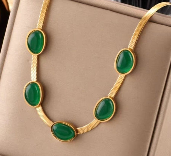 Creative Flowing Collarbone necklace 2025081115