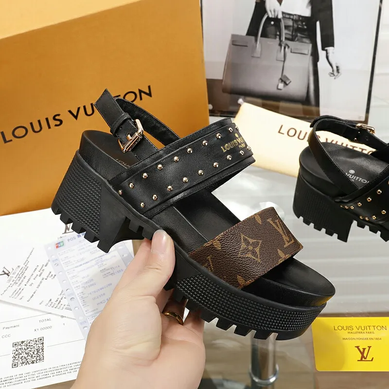 Louis new arrival women summer shoes heels 5 cm 0725101104