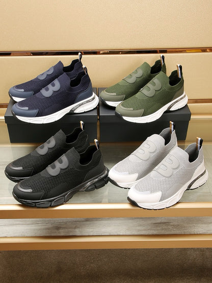 BS fashion printed rubber sole sneakers 0724072304