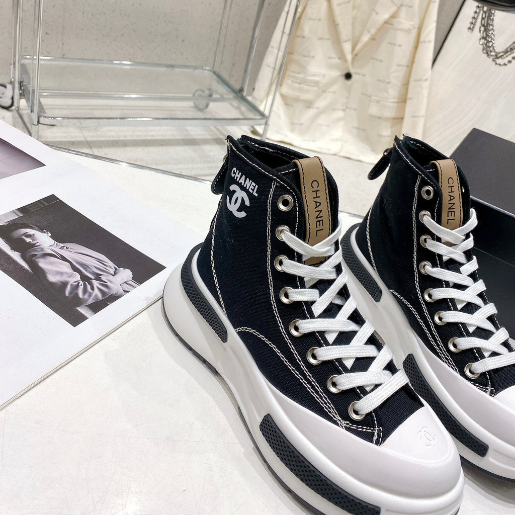 High top vintage classic women's casual shoes
