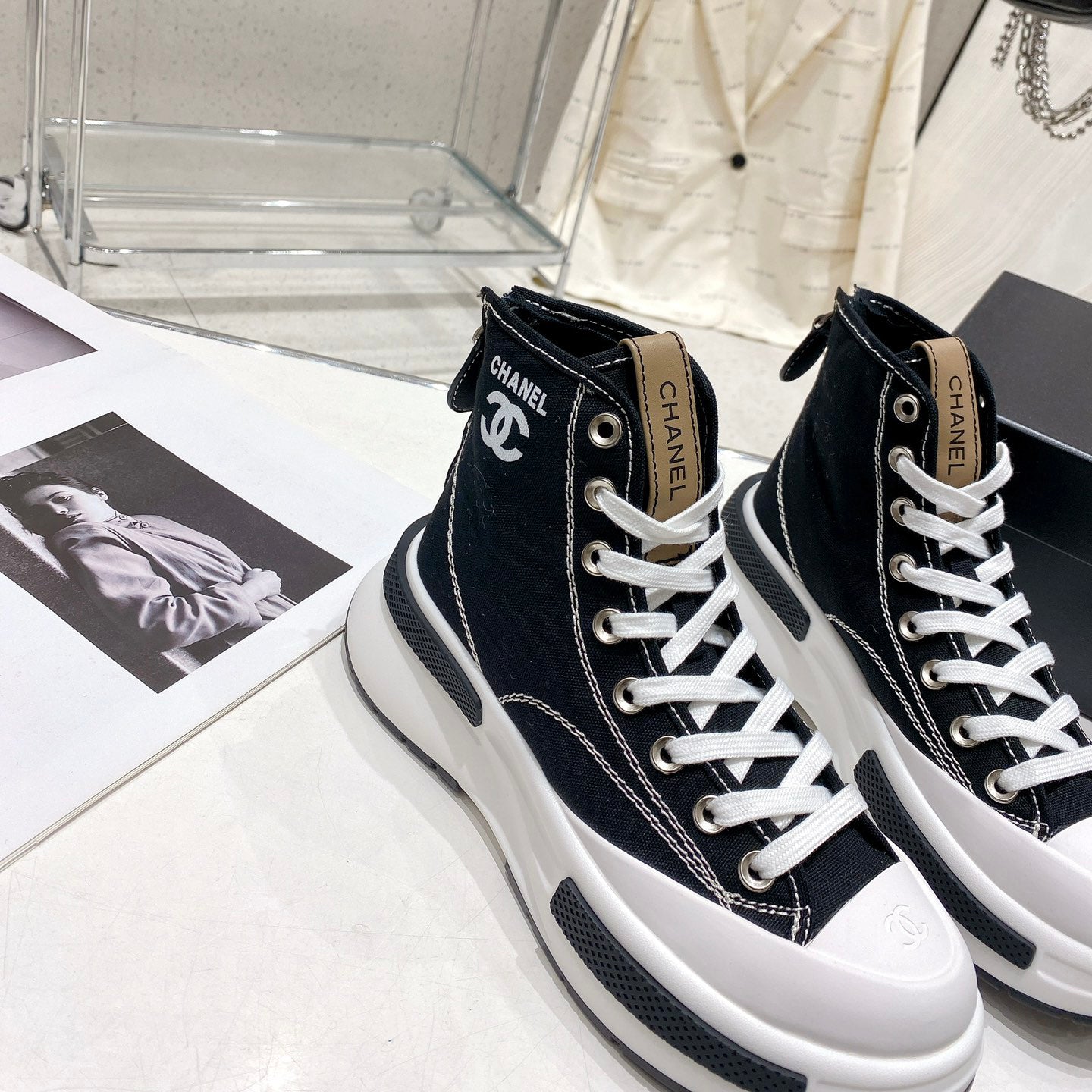 High top vintage classic women's casual shoes