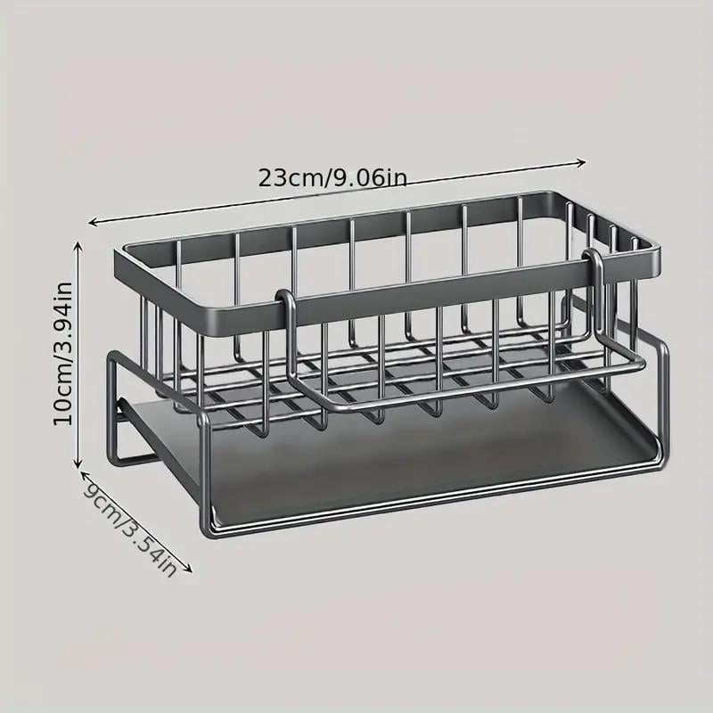 🛒Stainless Steel Kitchen Sink Storage Rack