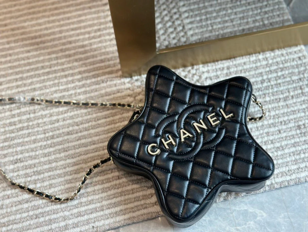 CNL Fashion Rhombus Five-pointed Star Bag 0724021904