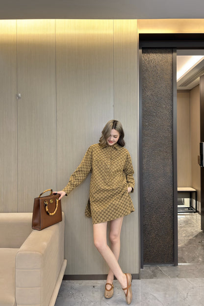 GG Fashion printed stand-up collar 0725062013