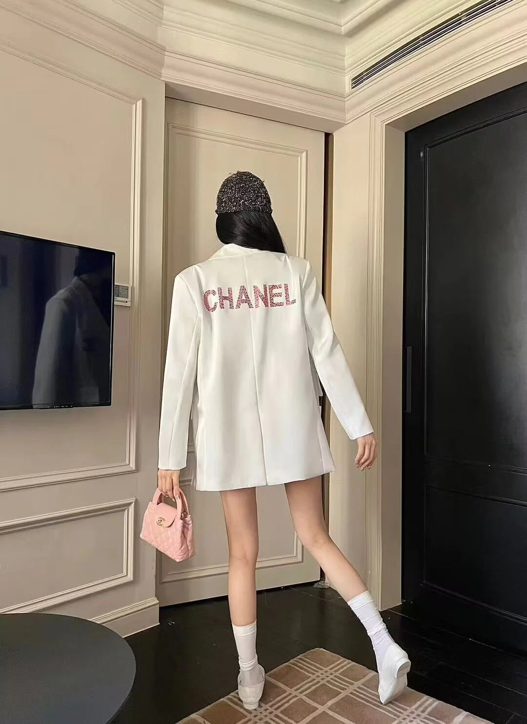 New Composite Hot Rhinestone Suit All-match Jacket 1024030603