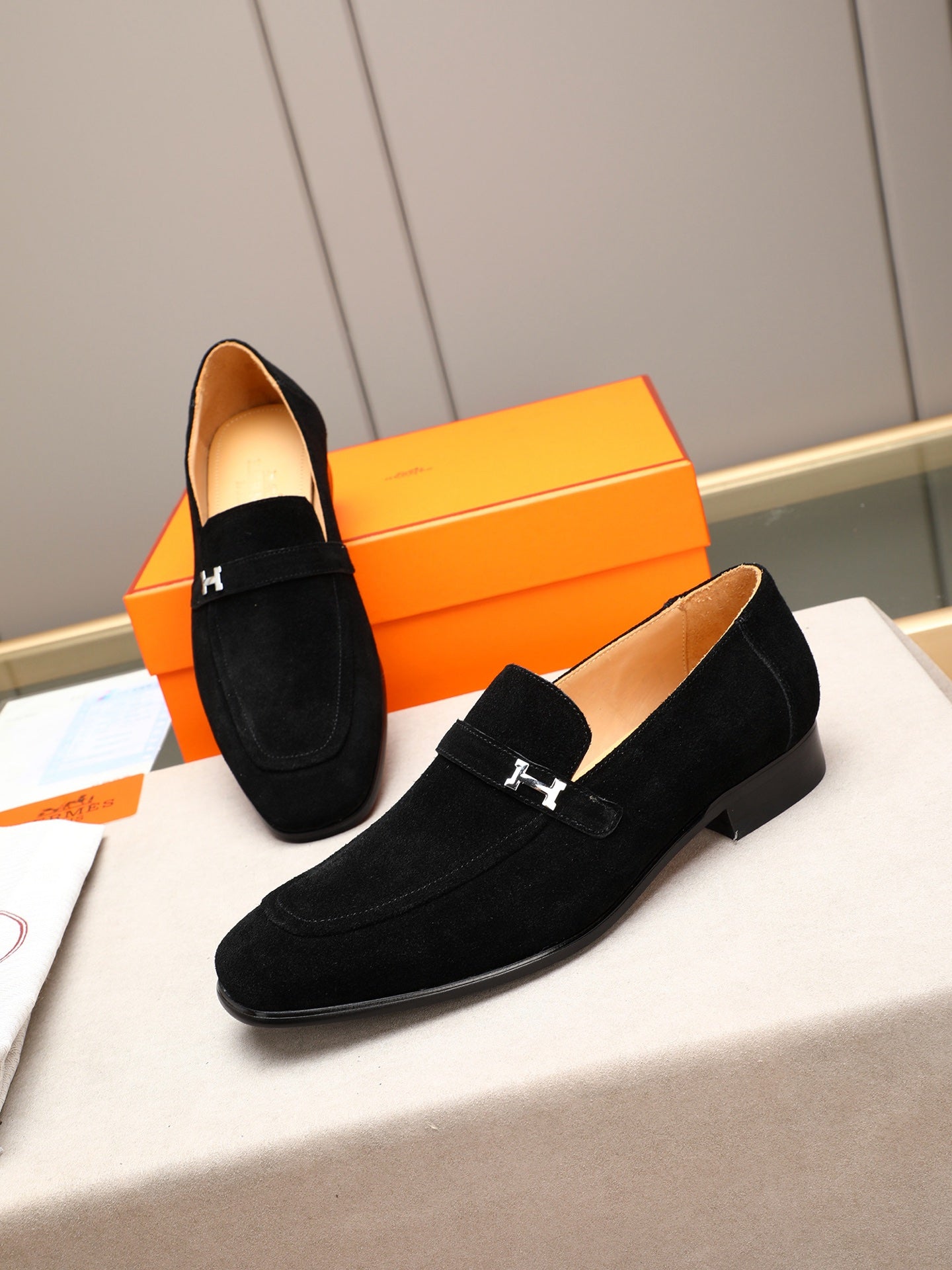 New HMS business formal leather shoes 0725062404