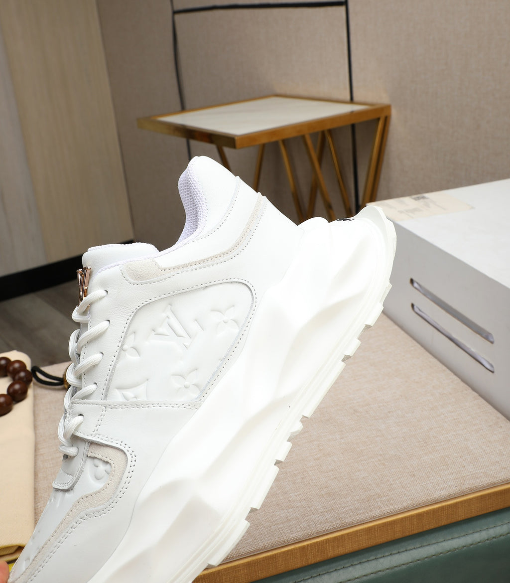 Lvv fashion luxury printed rubber sole sports shoes 0724121601