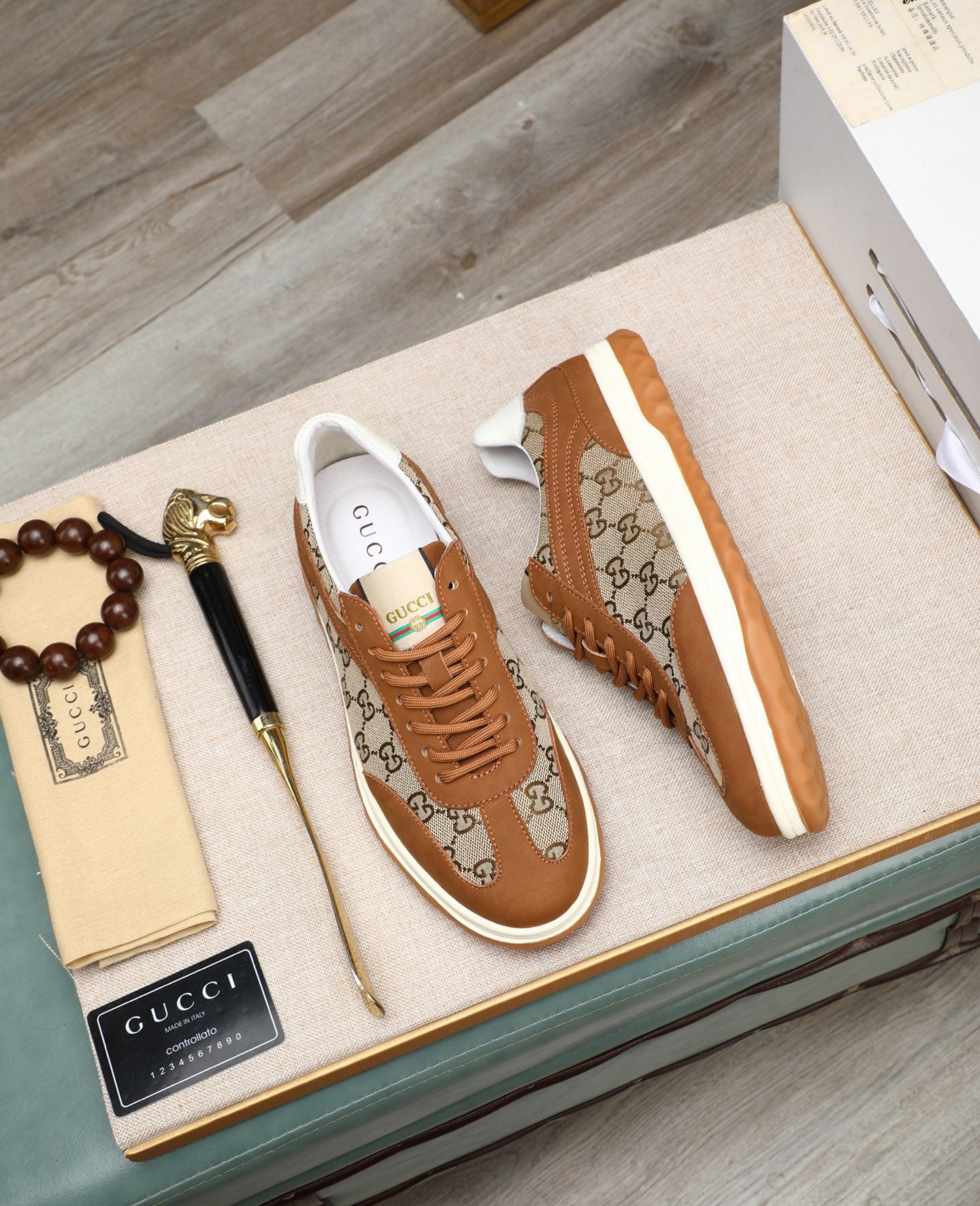 GG fashion print casual sneakers 0725081201