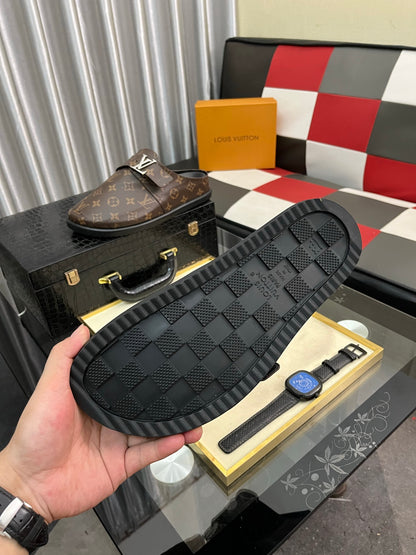 Lvv fashion casual printed slippers 0725082902